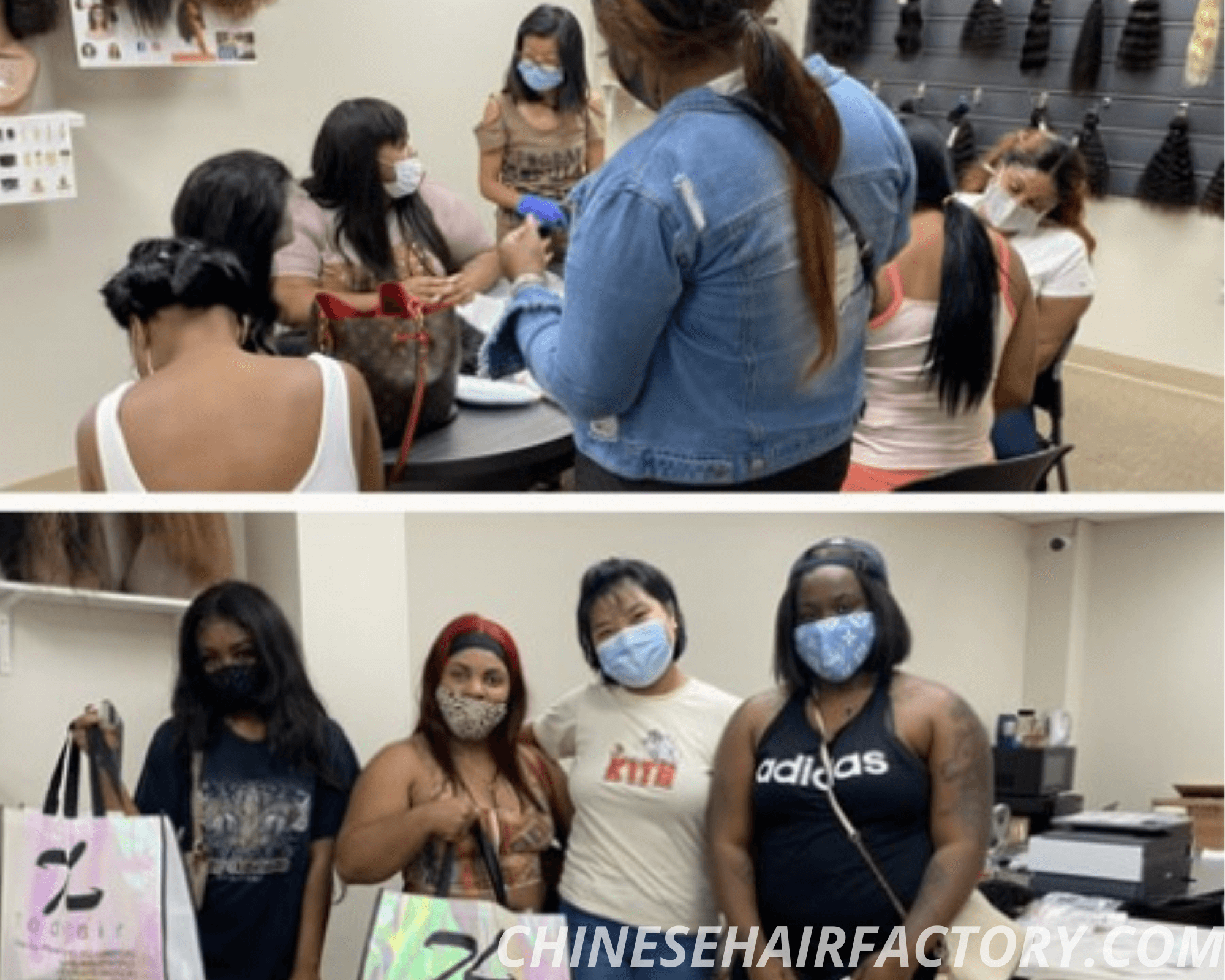 TED Hair factory received positive feedback from buyers