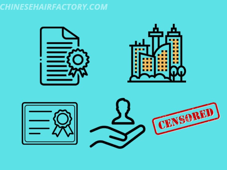 Standards of Brazilian hair factory in China